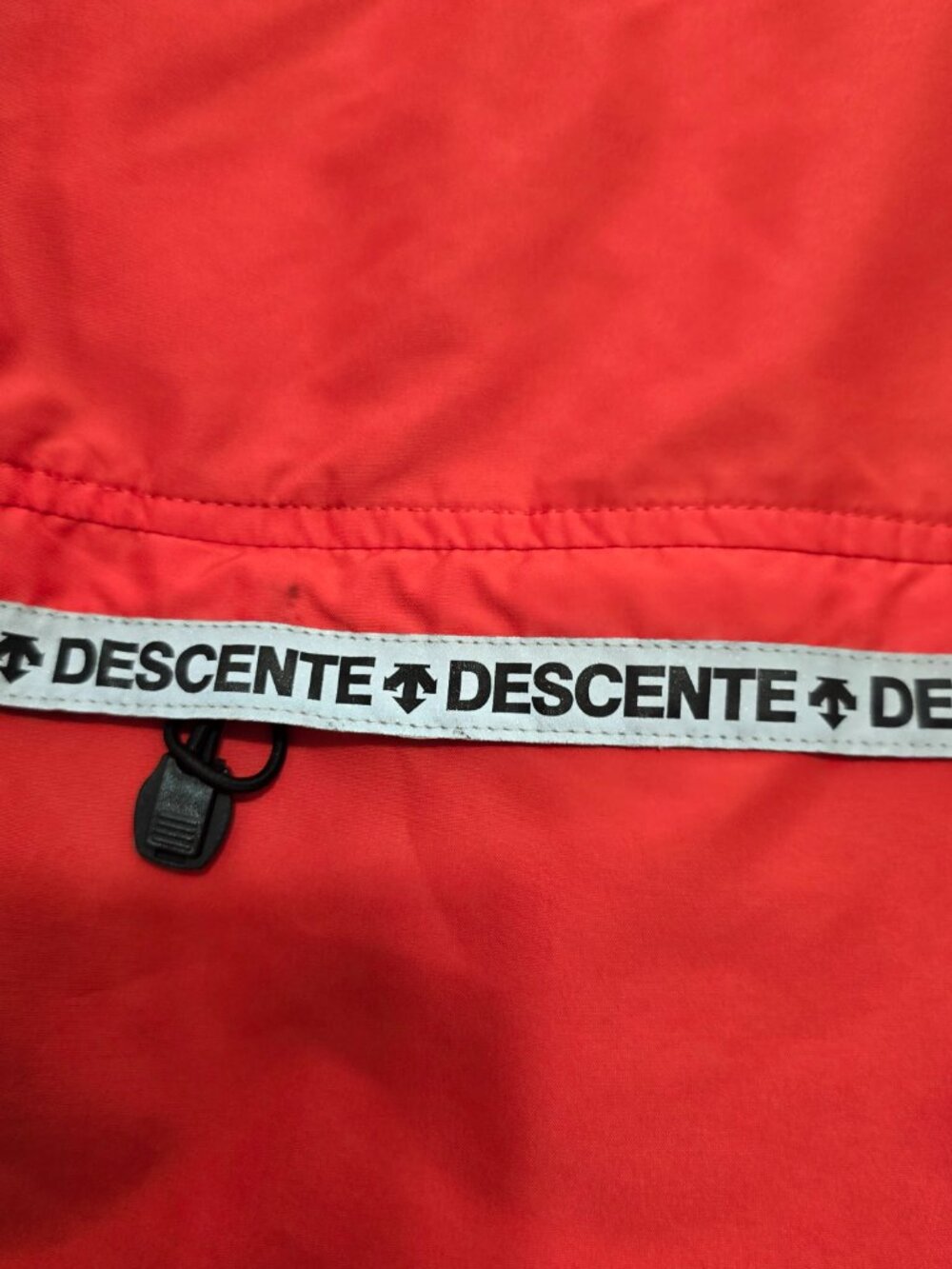 Descente Men’s 2‑in‑1 Jacket Vest Red Zip‑Off Sleeves Mesh Lined Athletic - Picture 13 of 15